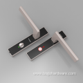 LED light half round door handles